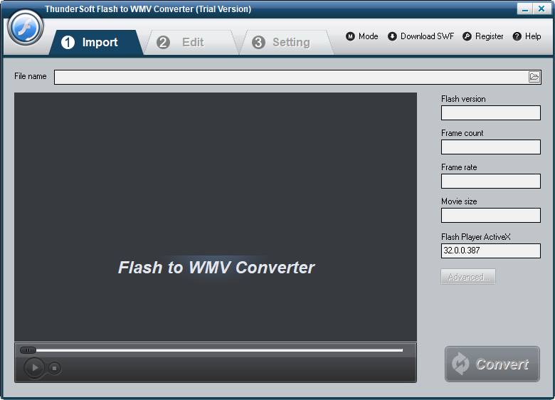 ThunderSoft Flash to WMV Converter