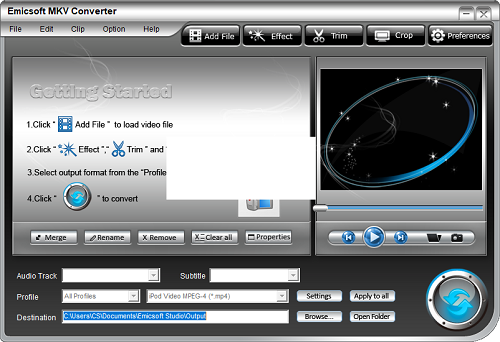 Emicsoft MKV Converter