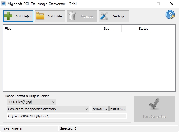 Mgosoft PCL To Image Converter