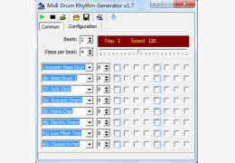 迷迪鼓节奏生成器