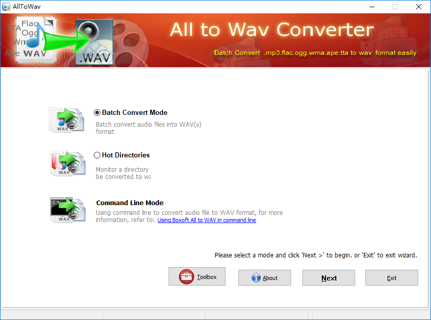 Boxoft All to Wav Converter