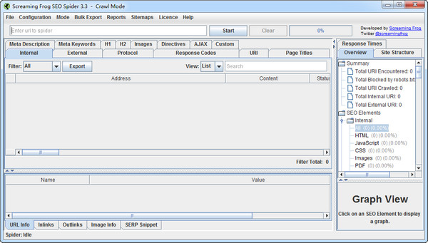 Screaming Frog SEO Spider